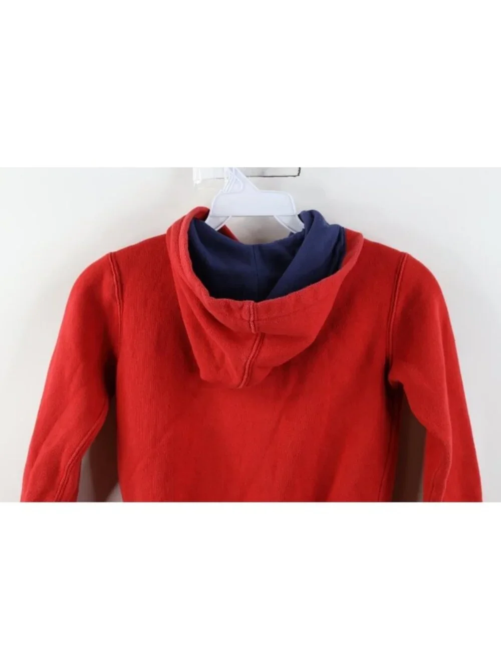 Vintage Ralph Lauren Boys Girls Toddler 4 4T Full Zip Hoodie Sweatshirt Red